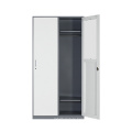 Fadeless multi-function 2 door industrial metal wardrobe